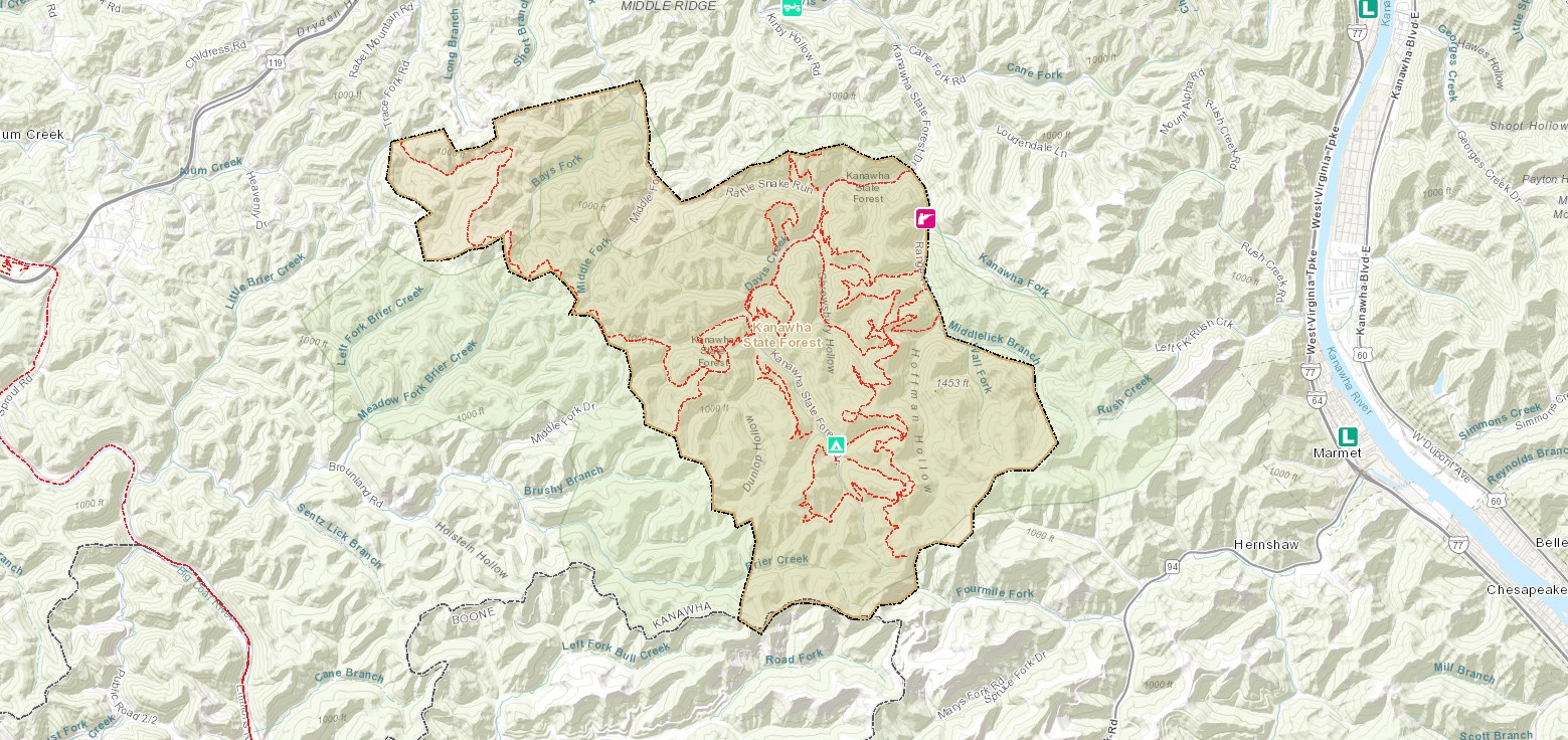 Hunting in Kanawha State Forest
