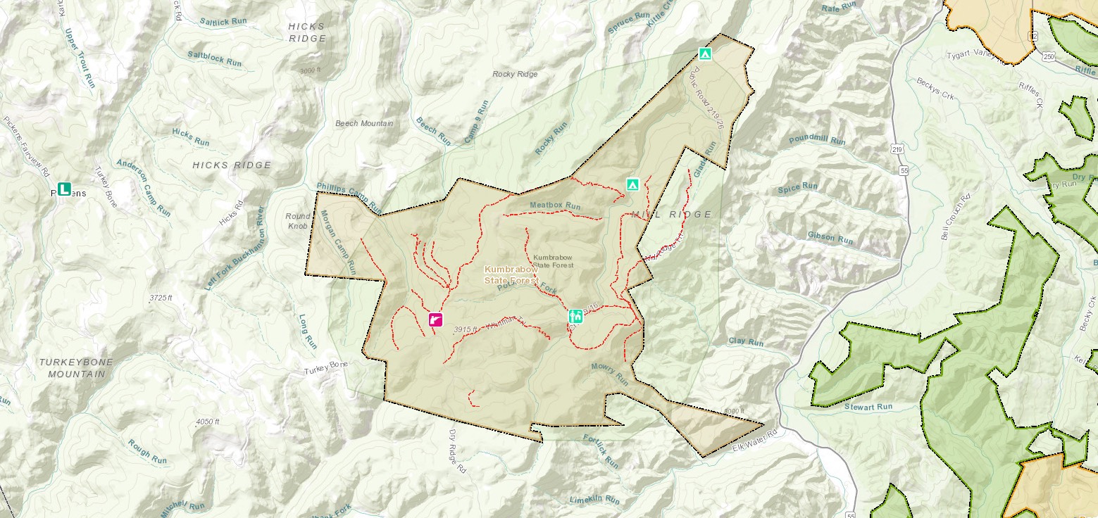 Hunting in Kumbrabow State Forest
